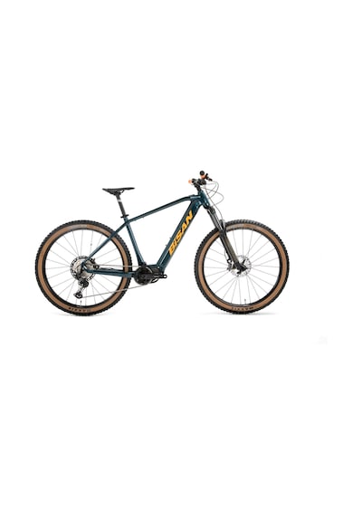 Bisan Envious - Xc Mountaın - Deore Elektrikli Bisiklet 45 Cm Disk Fren 27,5 Jant 12 Vites Petrol Yeşili Turuncu Yeşil