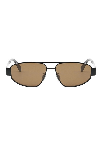 Celine Cl40281u 01e Unisex Güneş Gözlüğü - Pilot Çift Köprü Form Siyah Metal Çerçeveli Kahverengi Ca Çok Renkli Celine Cl40281u 01e Unisex Güneş Gözlüğü - Pilot Çift Köprü Form Siyah Metal Çerçeveli Kahverengi Ca Çok Renkli