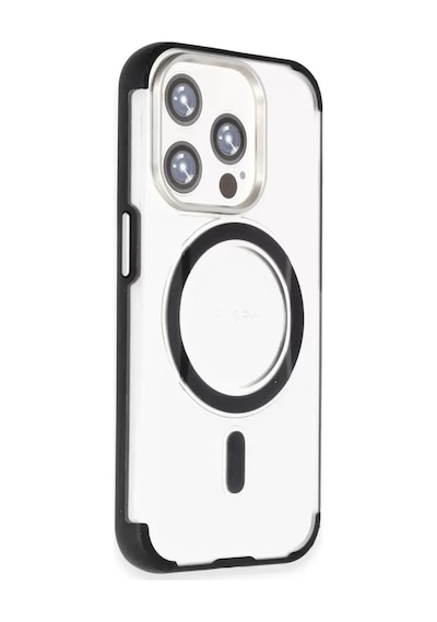 Joko Apple İphone 15 Pro Hilton Magsafe Kapak - Siyah Şeffaf