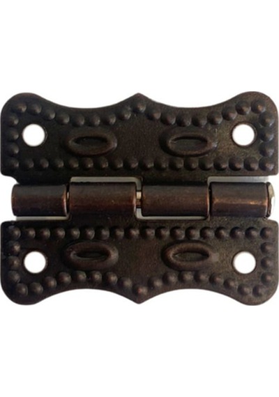 Papatya Bronz Tavla Menteşesi Mobilya Kutu Menteşesi 2 Adet Bronz En:3cm Boy:2cm