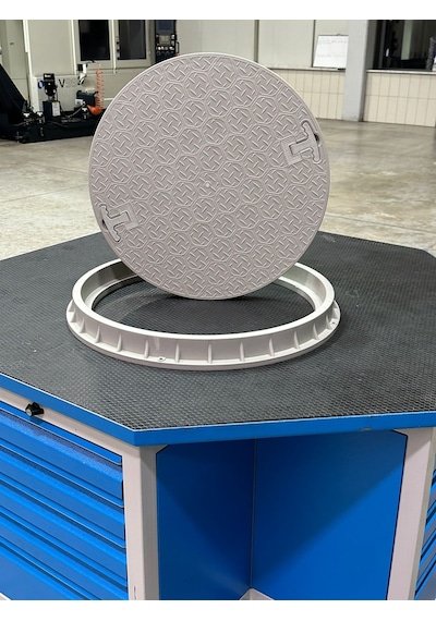 650 Mm Yuvarlak Rögar Kapağı / Çerçeve + Kapak