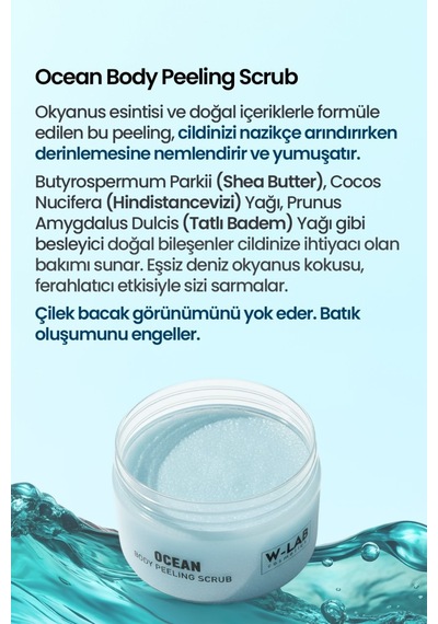W-Lab Cosmetics Ocean Body Peeling Scrub 250 Ml