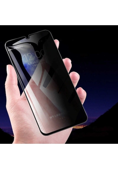 Oppo A91 Zore New 5D Privacy Temperli Ekran Koruyucu