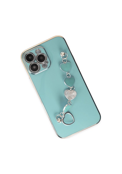 Apple iPhone Uyumlu - 14 Pro Max Kılıf Esila Silikon - Su Yeşili