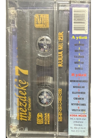 Kaset Mezdeke 7 Mısır Dansları Kaset