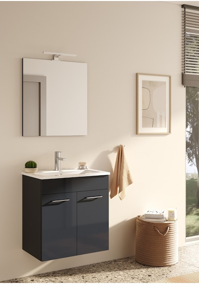VitrA Ardea Banyo Dolabı Seti 60 Cm 67072 Antrasit - Gri