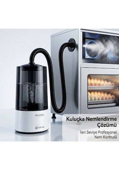 Kuluçka Makinesi Nem Cihazı 4 Litre Ultrasonik Nemlendirici Otomatik Nem Kontrol Sistemi Civciv Çıkı