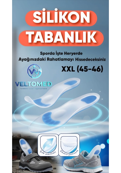 Xxl Bdn Ortopedik Anatomik Silikon Jel Tabanlık