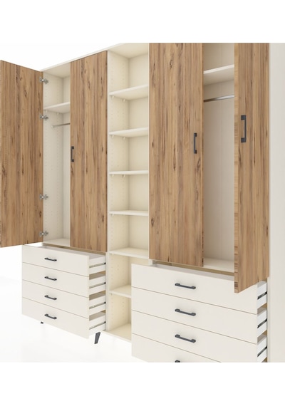 Arges Dolap 10 Raflı 8 Çekmeceli 2 Askılı 220x30x243 Aytaşı-çam/aytaşı Atlas Çam/aytası Arges Dolap 10 Raflı 8 Çekmeceli 2 Askılı 220x30x243 Aytaşı-çam/aytaşı Atlas Çam/aytası