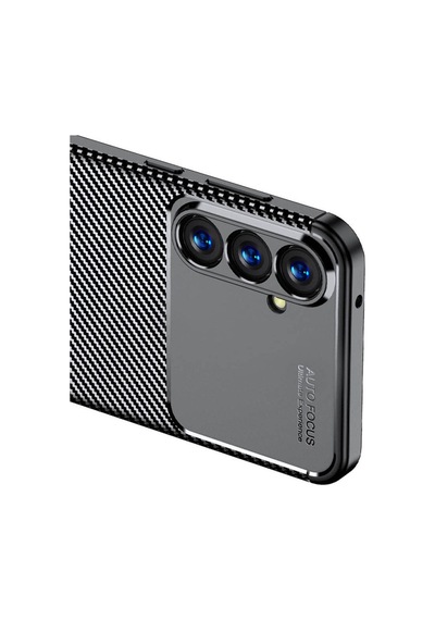 Galaxy S23 Fe Kılıf Zore Negro Silikon Kapak Siyah