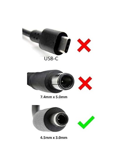 Dell Hakiki 45 W 19.5 V / 2.31a Laptop Ac Adaptörü Psu Güç Kablos