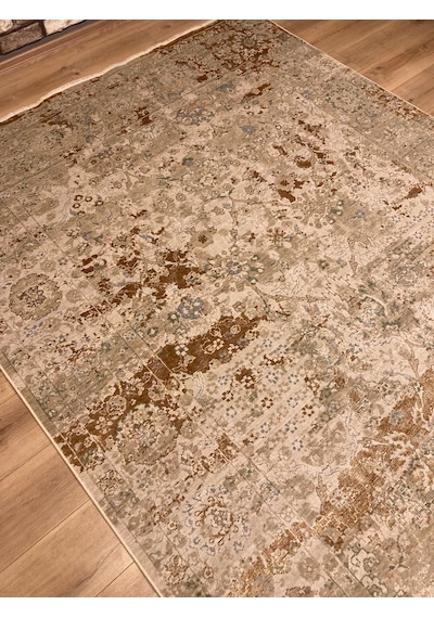 Akarsu %100 Safyün Ve Bambu Halı Saçaklarında El Işçiliği Mevcut