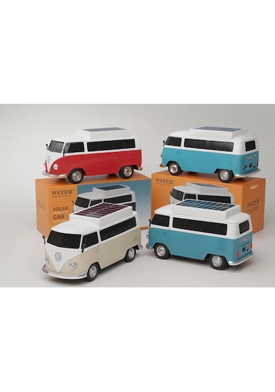 Wster Ws-698 Classic Bus Solar Şarjlı Bluetooth Hoparlör 5w