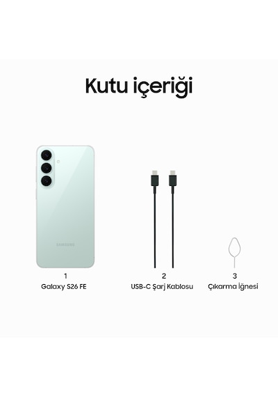 Samsung Galaxy S26 FE 8 GB 256 GB (Samsung Türkiye Garantili)