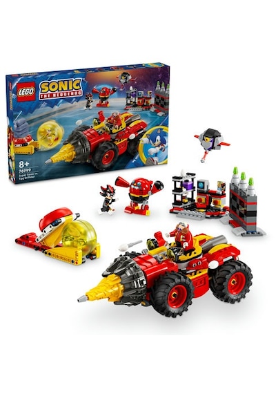 LEGO® Sonic the Hedgehog™ Super Sonic, Egg Drillster’a Karşı 76999 – 8 Yaş ve Üzeri Çocuklar İçin Yaratıcı Oyuncak Yapım Seti (590 Parça)