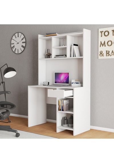 Loft Çalışma Masası Beyaz