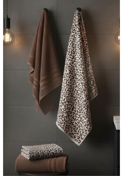 Tr 4 Parça Lüks Banyo Havlu Seti Leopar Desenli 2 Adet 70x140cm 2 Adet 50x90cm Kahve Kombin, 4lu-leopar-kahvekombın Diğer Tr 4 Parça Lüks Banyo Havlu Seti Leopar Desenli 2 Adet 70x140cm 2 Adet 50x90cm Kahve Kombin, 4lu-leopar-kahvekombın Diğer