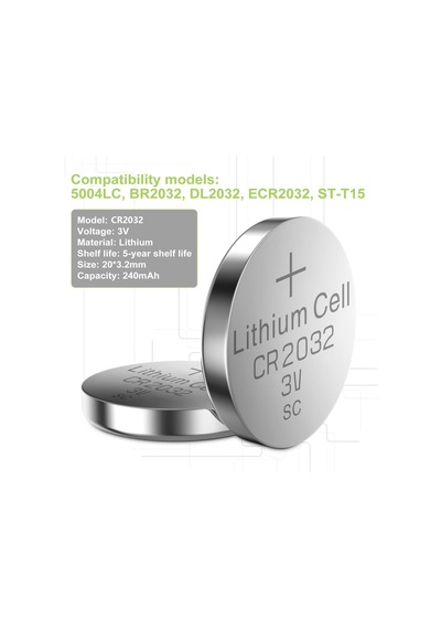 Cr2032 Pil Tartı, Baskül, Şeker Ölçüm Cihazı Lityum Düğme Pili 3v 2032 10 Adet Cr2032