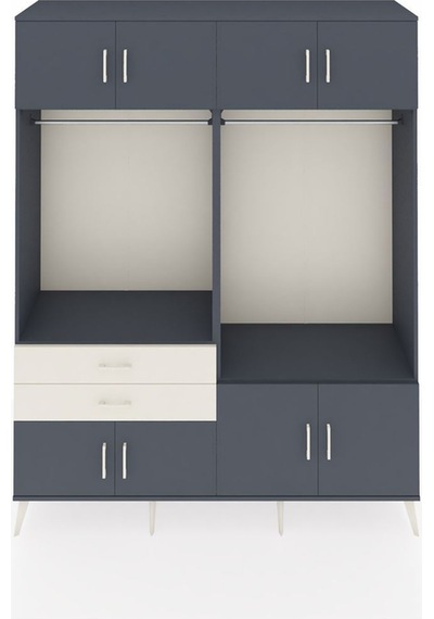 Hyperion Gardrop 7 Raflı 2 Çekmeceli 2 Askılı 176x44x221 Antrasit-antrasit/aytaşı Antrasit/aytaşı Hyperion Gardrop 7 Raflı 2 Çekmeceli 2 Askılı 176x44x221 Antrasit-antrasit/aytaşı Antrasit/aytaşı