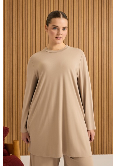 Aker Rayon Pijama Üstü Camel Camel