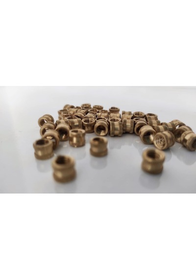 Ayaz Insert Somun M 2.5 Plastik Çakma Somun (Insört) 10 Adet