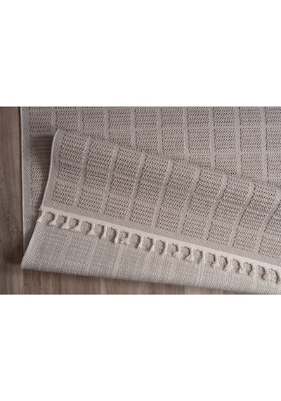 Bukle11880 Bej Yumuşak Dokulu Halı Kilim Salon Mutfak Koridor Kesme Yolluk Dokuma Makine Halısı Bej Bej