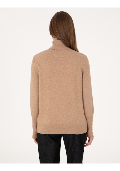 Pierre Cardin Kadın Bej Kazak /triko 50310886-vr011 Bej