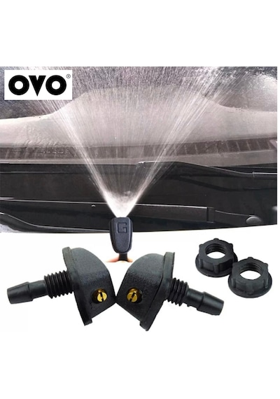 Ovo Universal Spreyleme Jet Püskürtme Silecek Fiskiyesi 1 Takım