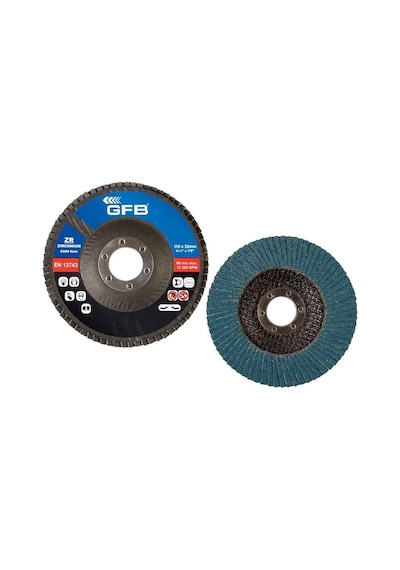 Gfb 10 Adet Zirkonyum Flap Disk Zımpara 115 MM-60 Kum