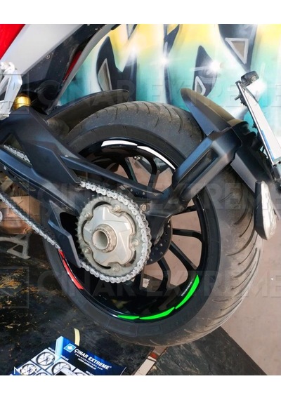 Italy Desing 3 Renk 3 Parçalı Reflektif Jant Şeridi Çınar Extreme