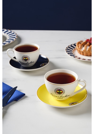 Karaca X Fenerbahçe Lisanslı 2 Kişilik Çay Fincan Takımı 220 Ml Lacivert