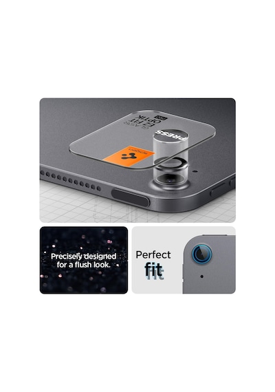 Apple Uyumlu iPad Air 13" 2026/2025 / 2024 / Air 11" 2026/2025 / 2024 İle Uyumlu Kamera Lens Koruyucu Cam Kolay Kurulum Glas.tr Ez Fit Optik Pro 2 Adet Space Gray - Agl07801 Diğer