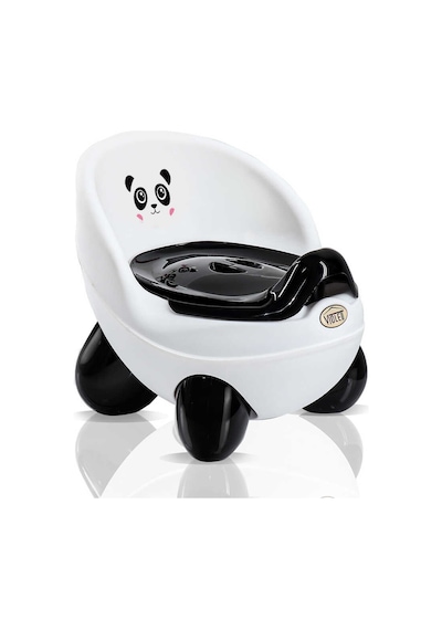 Violet Passion 0084 Panda Bebek Lazımlığı Beyaz Beyaz - Siyah