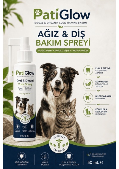 Patiglow Kedi Ve Köpek Ağız & Diş Bakım Spreyi