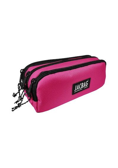 Jacbag Üç Bölmeli Çocuk ve Yetişkin Kalem Çantası - Pembe - Kadın/Kız Çocuk Çok Renkli