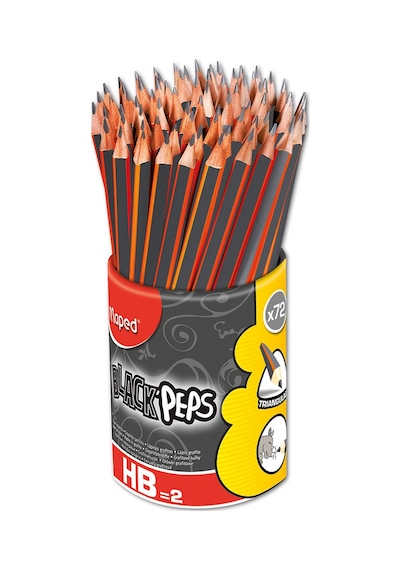 Maped Black Pep's Silgili Kurşun Kalem Hb 851759 Çok Renkli