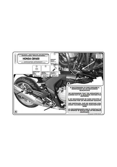 Kappa Kn456 Honda Cbf 600S - 600N 08-12 Koruma Demiri N11.482