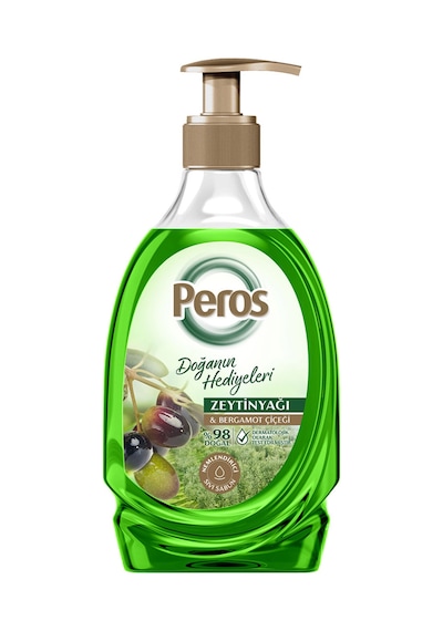 Peros Sıvı Sabun Zeytinyağı & Bergamot Çiçeği 392 Ml 3 Adet