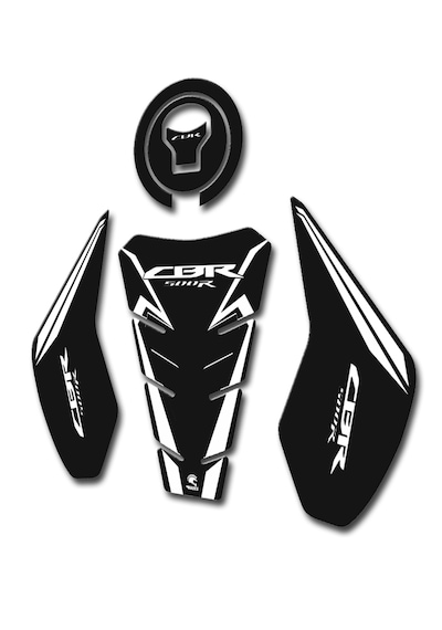 Cbr 500r Tankpad Seti Siyah - Beyaz