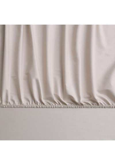 Linens Mix&Match Saten Çift Kişilik Lastikli Çarşaf Taş