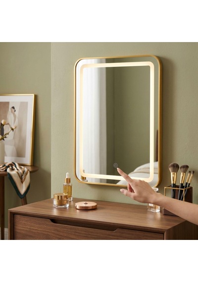 Arvale Dokunmatik Led Aydınlatmalı Banyo Ve Makyaj Aynası, 50x70 Diğer