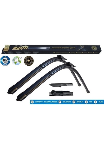 Silecek Süpürgesi A Seri W169 04-12 B Seri W245 05-11 Vaneo 414 02-05 Muz Tipi 26"+23" 650mm+580mm 60847882