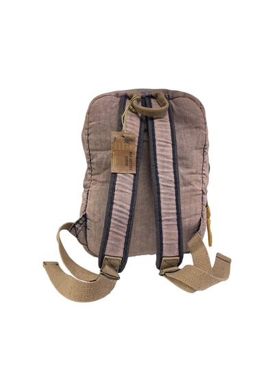 Old Cotton Cargo Kaliteli Vintage Tek Gözlü Disayn Sırt Gezi Çantası Kc Harley Bag 5097 Pembe