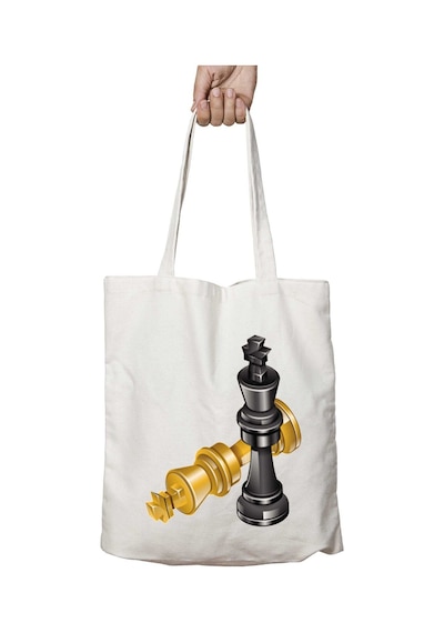 Art Hediye Chess-png Şah Satranç İki Taraf Kalıcı Yıkanabilir Okul Plaj Omuz Bez Çanta Çok Renkli