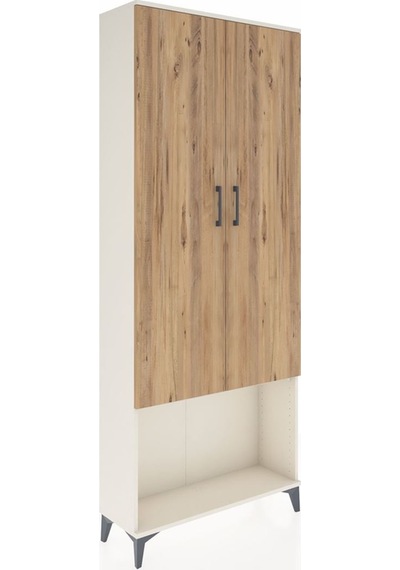 Arges Dolap 4 Raflı 2 Kapaklı 88x30x221 Aytaşı-çam Aytaşı