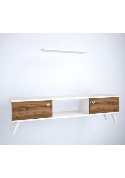 Mbes Mobilya Eda Beyaz-Haliç 40 Cm Tv Ünitesi