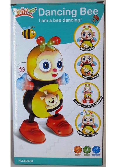 Dans Eden Arı Maya Pilli Işıklı Müzikli 22 Cm
