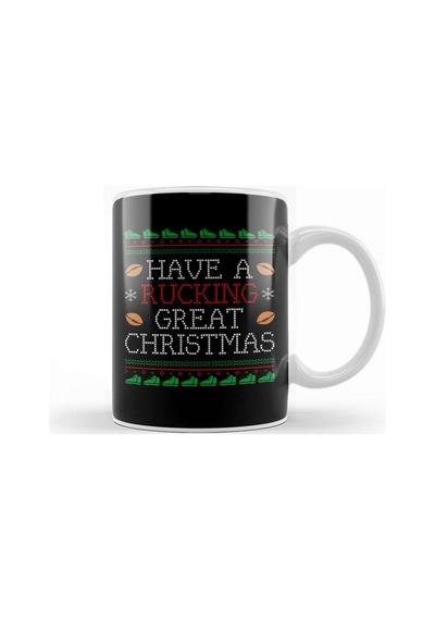 Rugby Have A Rucking Great Christmas Kupa Bardak Porselen Karışık