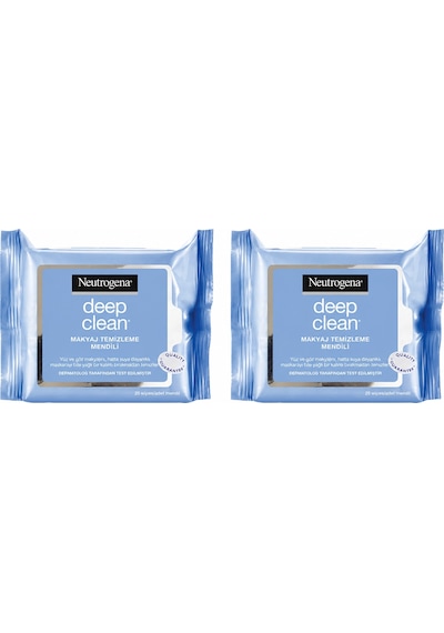 Neutrogena Deep Clean Makyaj Temizleme Mendili 2 x 25 Adet