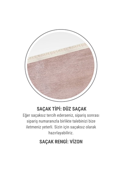 Azra Bej Özel Kaymaz Tabanlı Pamuk Dokuma Kilim